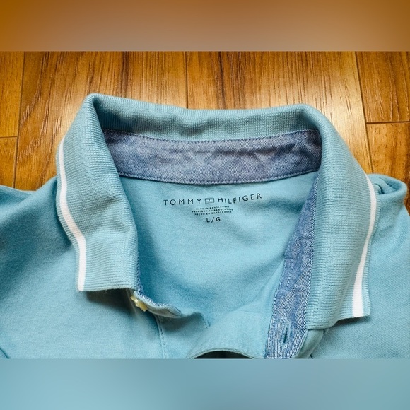 Tommy Hilfiger Light Blue Men’s Polo 👕Large - Picture 6 of 12